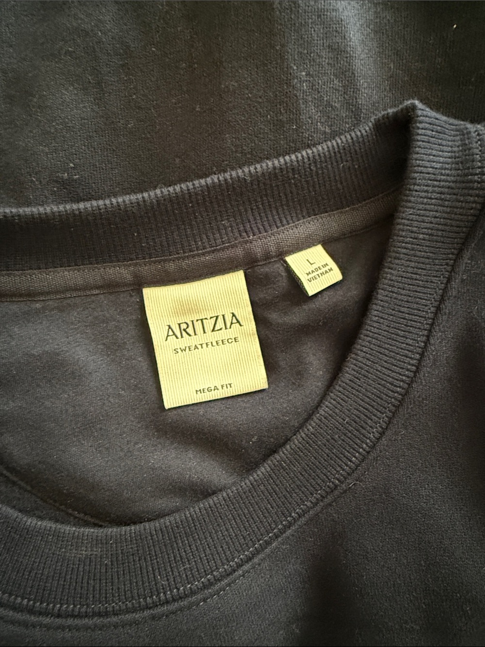 Aritzia Admiral New Cozy Sweatfleece Mega Crew Sweatshirt L - Picture 5 of 6